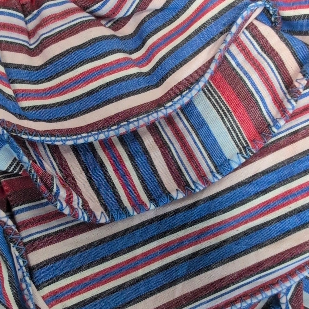 PETERSYN Revolve Marlene Minii Skirt Blue/Red XSmall NWOT Reg $245 - Picture 5 of 8